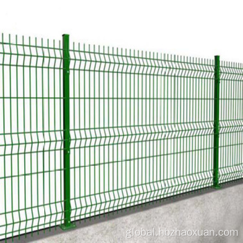 Curved Garden Fence Panels Welded 3D Curved Wire Mesh Fence Manufactory